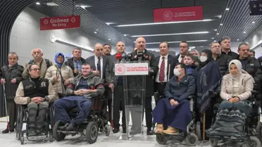 Bakan Karaismailoğlu, Kağıthane-İstanbul Havalimanı engelsiz metrosunun erişimini deneyimledi Açıklaması