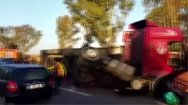 Tırın çarptığı cipteki 1 kişi öldü