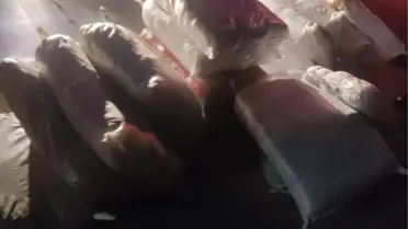Kargo minibüsünde 500 kilo kaçak tütün ele geçirildi
