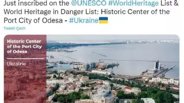 Odessa UNESCO'nun Dünya Mirası Listesi'ne girdi