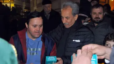 Akşehir Belediyesi'nden kandil simidi ikramı