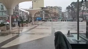 BALIKESİR - Ulus Dağı'nda kar yağışı sürüyor