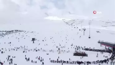 Sömestr'da Erciyes'e turist akını