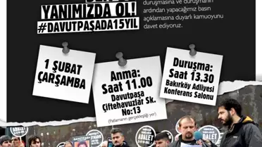 Aym'nin Bozma Kararının Ardından Yeniden Başlayan Davutpaşa Davası'na Yarın Devam Edilecek... Aileler Patlamanın Olduğu Yerde Yakınlarını Anacak