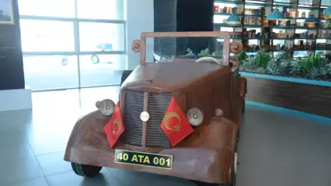 Atatürk'ün Aracının Ahşap Replikası Kırşehir'de Sergilenecek
