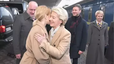 Avrupa Komisyonu Başkanı Leyen, Kiev'de