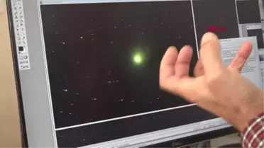 DÜNYA'YA YAKIN GEÇEN KUYRUKLU YILDIZ, ANTALYA'DAN GÖRÜNTÜLENDİ