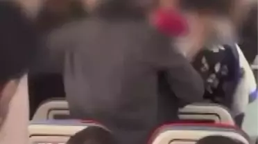 The brawl on the plane is on camera