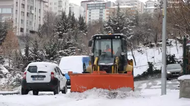 Çankaya Belediyesi Ekipleri, Kar Yağışına Karşı Teyakkuzda