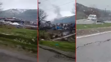 Deprem bölgesinden acı görüntüler! Kahramanmaraş'ta bir köy neredeyse tamamı yıkıldı
