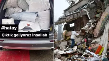 Galatasaraylı futbolcu İsmail Çipe, depremin yıktığı Hatay'a yardım götürüyor