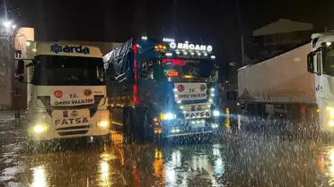 Fatsa, deprem bölgesi için tek yürek oldu