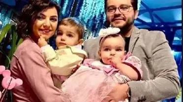 Depremde ölen Damla öğretmen ve 2 çocuğu toprağa verildi