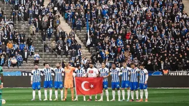 Tolga Ciğerci ısınmaya 'Başın sağ olsun Türkiye' tişörtüyle çıktı
