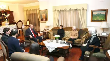 Cumhurbaşkanı Erdoğan'dan Baykal ailesine taziye ziyareti