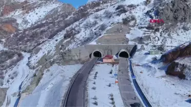 ERKENEK TÜNELİ'NDEKİ HASAR GÖRÜNTÜLENDİ