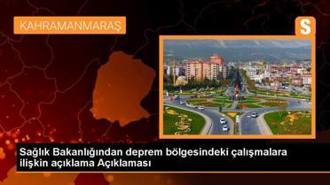 Bakanlıktan deprem bölgesinde 'salgın hastalık' önlemi