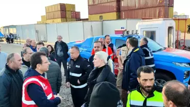 Bilecik Belediye Başkan V. Melek Mızrak Subaşı deprem bölgesinde