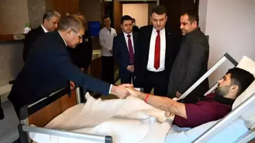 Depremzede polisin tedavisi Karabük'te sürüyor