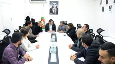 TTB BAŞKANI SAĞKAN'DAN DİYARBAKIR BAROSU'NA ZİYARET