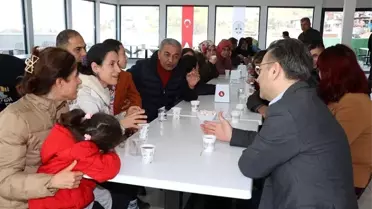 Vali Aksoy ve Başkan Kaplan Koçarlı'da depremzedeler ile bir araya geldi