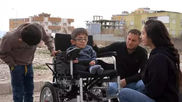 Cam kemik hastası Mustafa'nın akülü araba hayali gerçekleştirildi