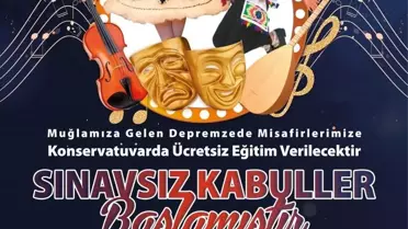 Muğla Büyükşehir'den Depremzedeler İçin Eğitim ve Sanat Desteği