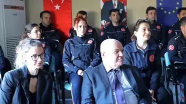 Büyükşehir itfaiyesinden AB Projesi eğitimi