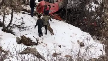 Siirt'te şarampole devrilen iş makinesinin operatörü öldü