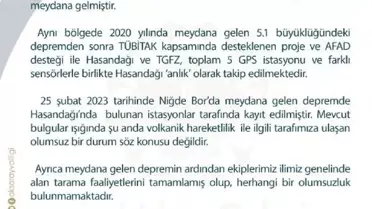Aksaray Valiliğinden Bor merkezli depreme ilişkin açıklama Açıklaması