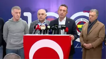 TFF Başkanı Büyükekşi ve kulüp başkanlarından 'Omuz Omuza' kampanyasına davet
