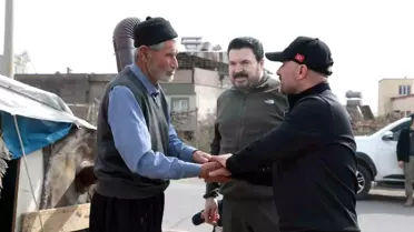 Ağrı Valisi Varol, Bertiz Parkında kurulan çadır kentinde incelemelerde bulundu