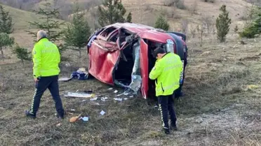 Samsun'da otomobil takla: 1 yaralı