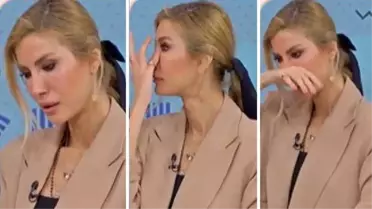 Canlı yayında duygusal anlar! Çağla Şıkel, nefes terapisi yapılırken gözyaşlarına hakim olamadı