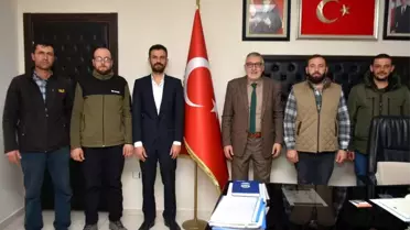 İnönü Ziraat Odası Başkanı Küçükçiftçi, Başkan Bozkurt ile bir araya geldi