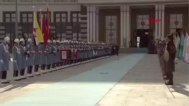 CUMHURBAŞKANI ERDOĞAN BRUNEİ DARÜSSELAM SULTANI'NI KARŞILADI