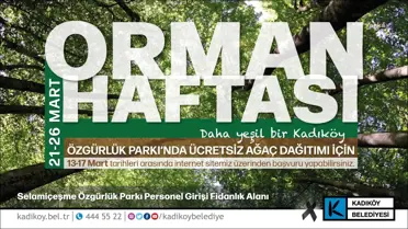 'daha Yeşil Kadıköy' İçin Ücretsiz Ağaç Dağıtımı