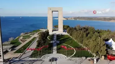 Cumhuriyet'in 100'üncü yılına hazırlanan Şehitler Abidesi'nde 18 Mart tören hazırlıkları devam ediyor