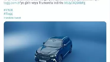 Togg'un satış fiyatı ve modelinin ismi belli oldu