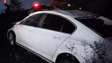 MHP'nin belediye başkanları kampı dönüşü kaza: 2 yaralı