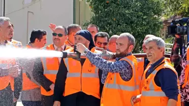 İmamlar 'Ya Allah Bismillah' deyip orman yangını gönüllüsü oldu