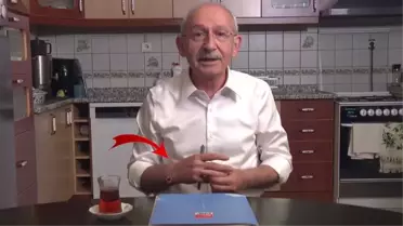 Kılıçdaroğlu'nun paylaştığı videoda gözler oraya kaydı! Bileklik detayı dikkatlerden kaçmadı