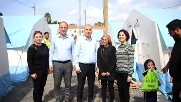 Başkan Örki deprem bölgesinde