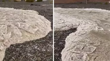 Görenler 'Kıyamet alameti' diyor! Suudi Arabistan'daki manzara herkesi şaşkına çevirdi