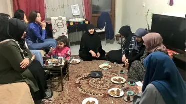 Öğrenciler iftarı aile evinde yaptı