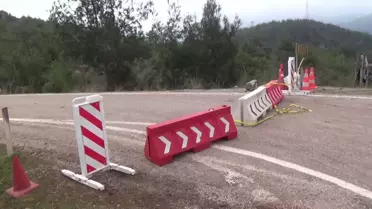 Osmaniye'de Depremde Hasar Gören Yolun Kapatılması Köylüleri Mağdur Etti. Köy Muhtarı: 'Gerekli Yerlere Müracaat Ettik Hiçbir Sonuç Alamadık'