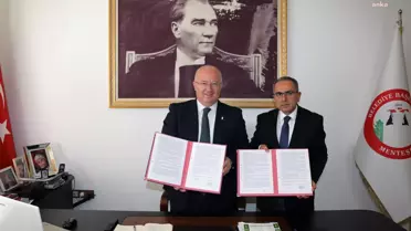 Menteşe Belediyesi'nden Akçaova Doğalgazı İçin İş Birliği Protokolü