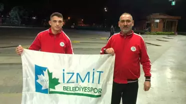 Genç güreşçiden çeyrek final başarısı