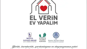 Konya iş dünyasından 'El Verin Ev Yapalım' kampanyasında destek