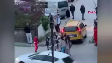 Bursa'da hastane girişinde kadınlar arasında kavga